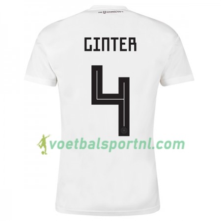 Duitsland Ginter 4 Thuis Shirt WK voetbal 2018